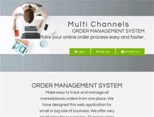 Tablet Screenshot of ordermanagersystem.com